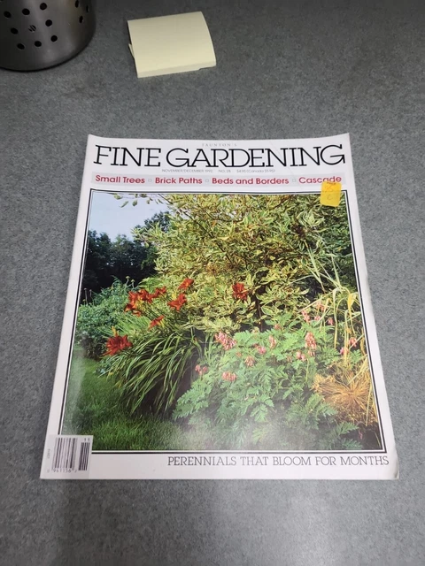 Taunton's Fine Gardening Nov/Dec 1992 Small Trees Brick Paths Cascade Perennials