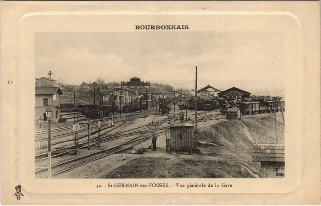 CPA SAINT-GERMAIN-des-FOSSES General View of the Station (1220884)