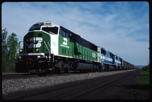 Original Railroad Slide - BN Burlington Northern 9280+ Superior WI 5-28-2001