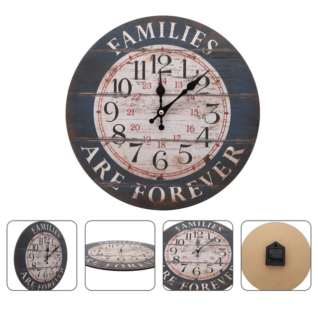 Horloge Suspendue En Bois Horloge Murale Décor Antique L'horloge