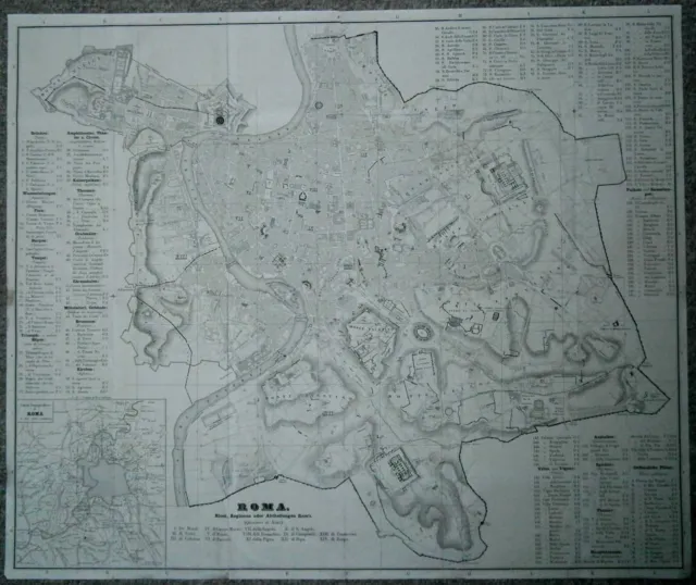 1857 Förster plan of ROME