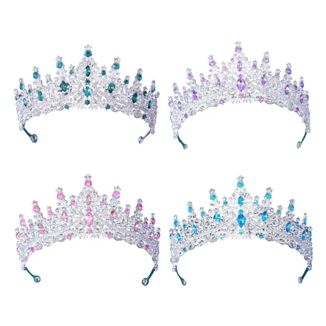 Shinning Princess Headpieces Strass Diadème Bijoux de cheveux Couronne de