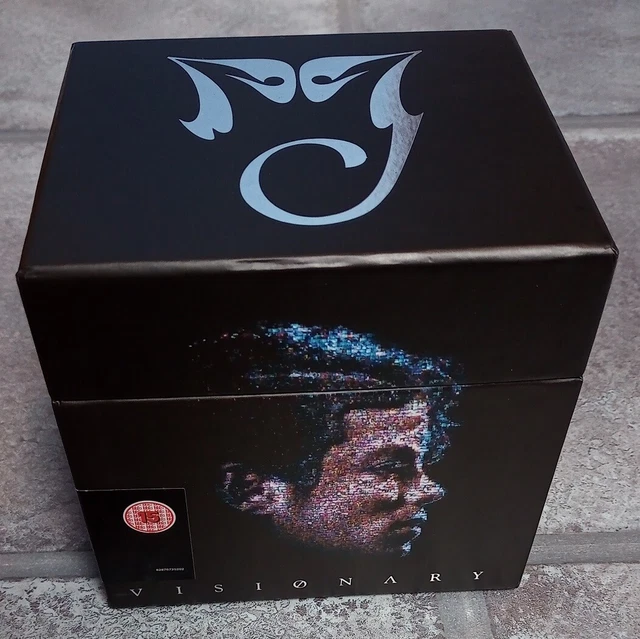 Visionaries Box Set MICHAEL JACKSON VISIONARY box set 20 CD & DVD's music the video singles ...