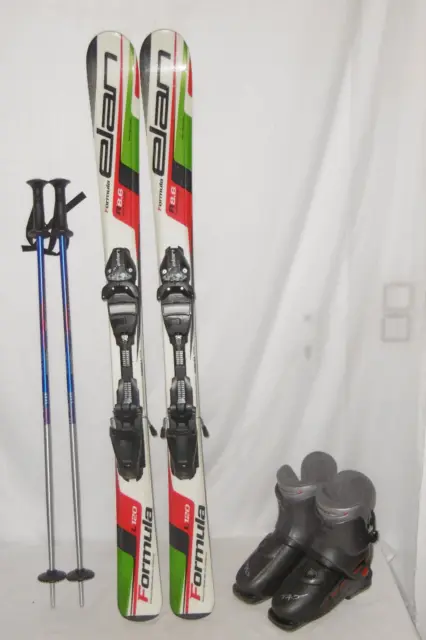 Elan " Formula " Ski Junior Allround Carver 120 Cm + Skischuhe Gr.: 36 Im Set