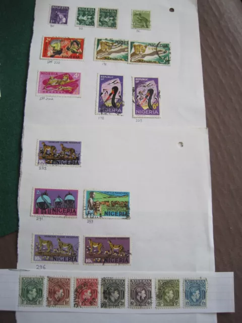 Selection Of Nigerian   Stamps       (R2)