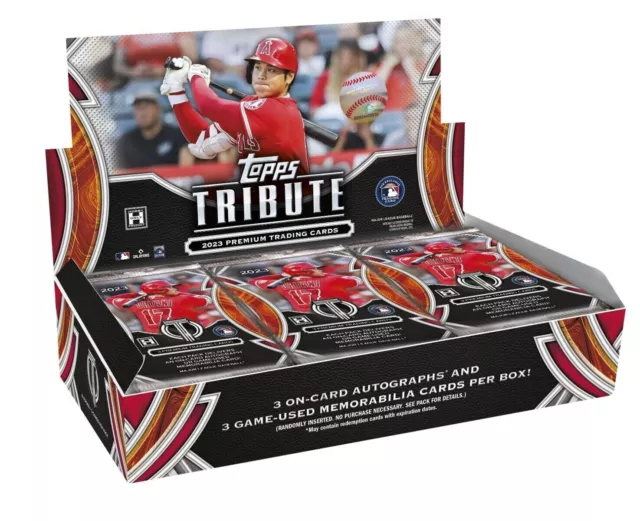 2023 Topps Tribute Baseball Hobby Pack! 1 auto/relic per pack! FREE Shipping!