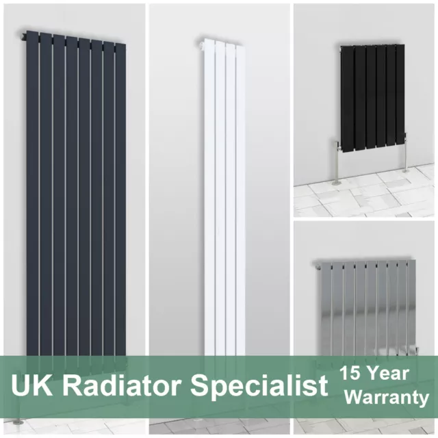 Designer Flat Panel Radiator Horizontal Vertical Modern Central Heating Rads