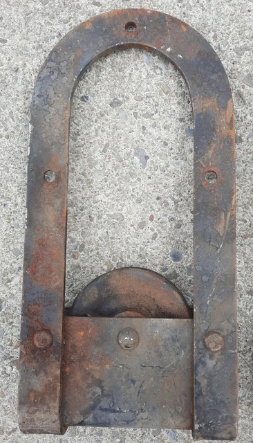 Vintage Horseshoe Barn Door Rollers 4, Nice! 7