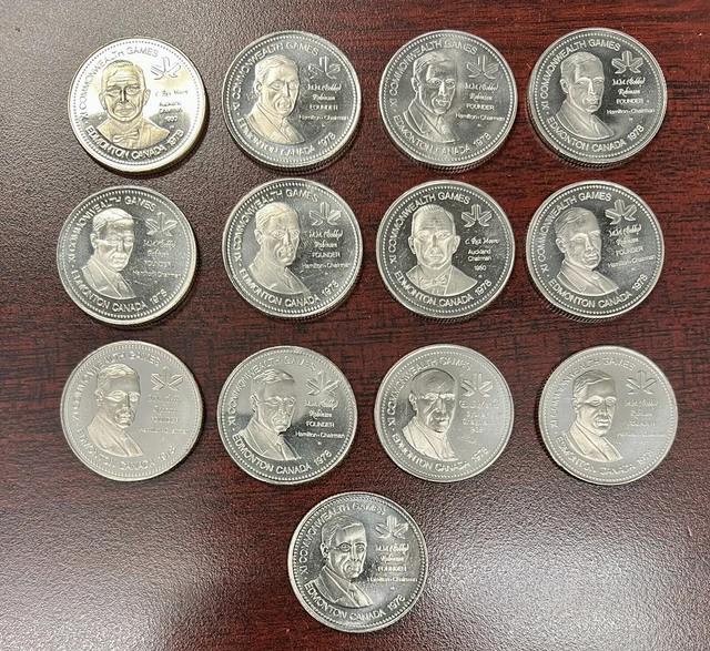 1978 Edmonton Commonwealth Games Medals