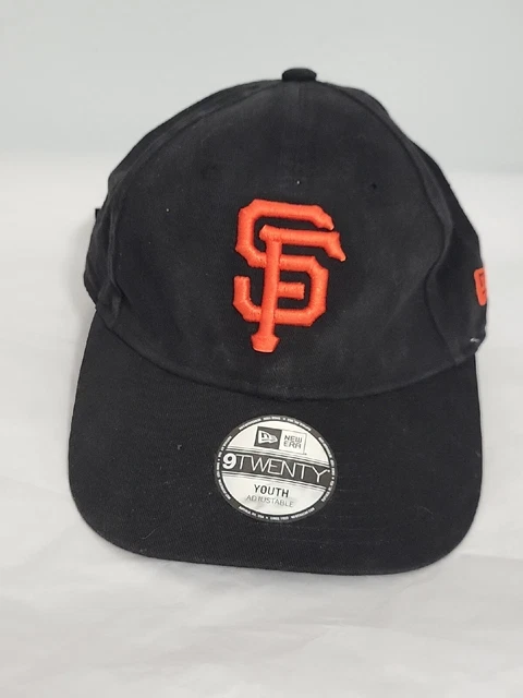 New Era 920 YOUTH GIRLS Cap San Francisco Giants Strap Hat - Black Orange