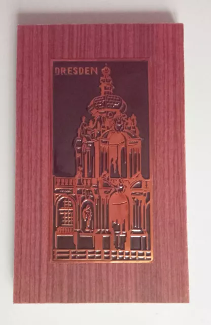 Wandbild DRESDEN -Kronentor des Zwingers- 70er Jahre DDR, Vintage, gut erhalten