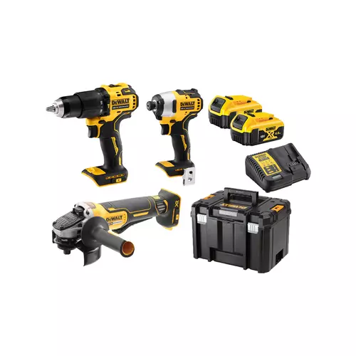 Brand New DeWALT 18V 4.0Ah XR ATOMIC 3 Piece Combination Kit DCZ300M2T-XE