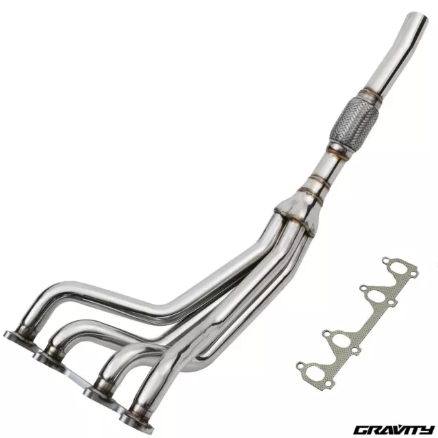 Stainless Sport 4-1 Exhaust Manifold For Volkswagen Vw Golf Mk2 1.8 8V Gti 83-92