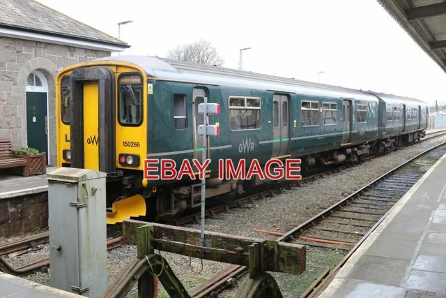 PHOTO CLASS 150 Unit 150266 At St Erth Railway Station The Train On The ...