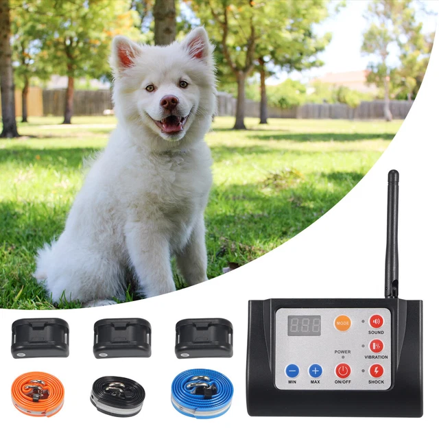 WIRELESS ELECTRIC DOG Safe Fence Containment System Shock Collars For 1