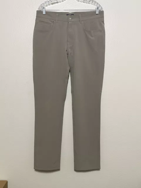 EUC Peter Millar Crown Crafted Pants Five Pocket Stretch Golf Men’s Size 34 X 32