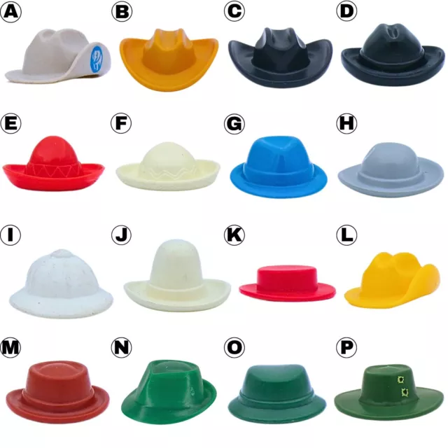 Playmobil sombreros de vaquero y de ciudad para figuras Western (AM83)