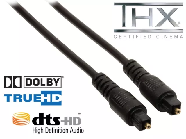 CABLE AUDIO OPTIQUE NUMERIQUE TOSLINK 5 mètres SPDIF PR BOX HOME CINEMA TV