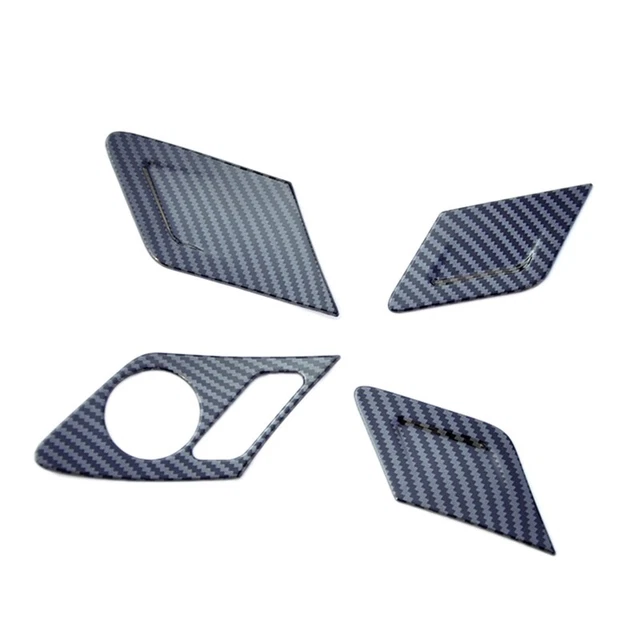 Couvercles Panneaux De Porte Fibre Carbone Brillant Pour Mercedes Classe C W205 / GLC 2014-2020 - Lot De 4 - 3