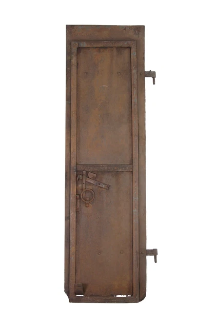 Antique Cast Iron 2 Pane Door 72 x 21