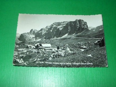 VG 1949 Alto Adige I120534 Cartolina Passo Sella e Gruppo Sella Bolzano 