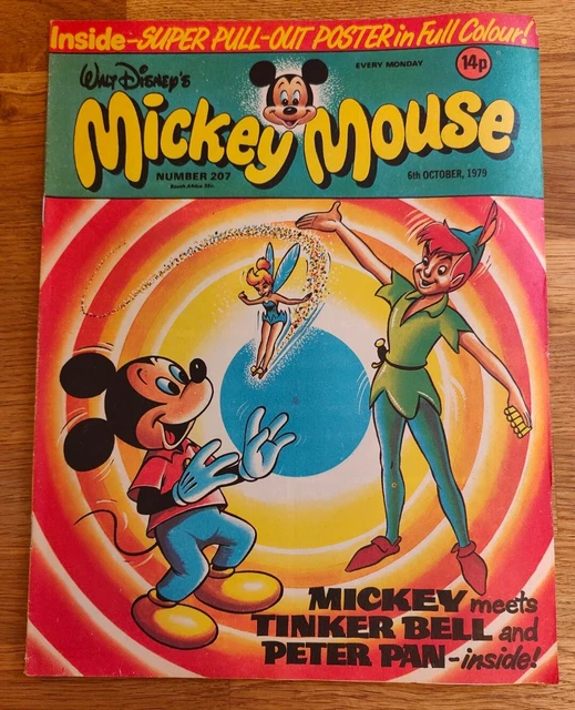 COMIC UK Bronze Age Walt Disney's Mickey Mouse No 207 6th October