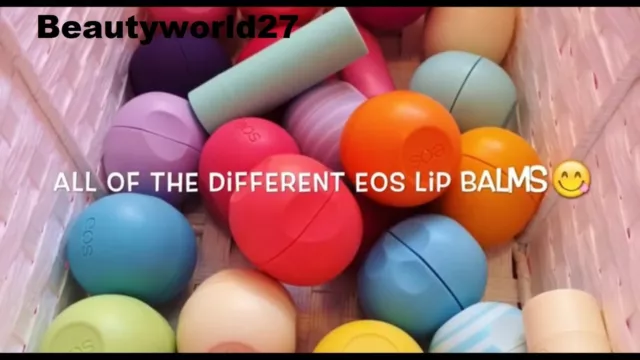 EOS Lip Balm Sweet Mint Strawberry Gift pack Sphere Stick