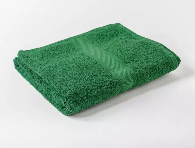 12 x Green Luxury 100% Egyptian Cotton Hairdressing Towels Salon Beauty 50x85cm