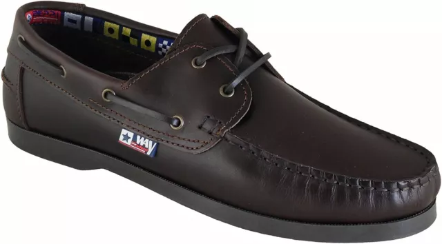 MENS BEPPI PORTUGUESE Slip On Leather Loafer Deck Boat Shoes Navy