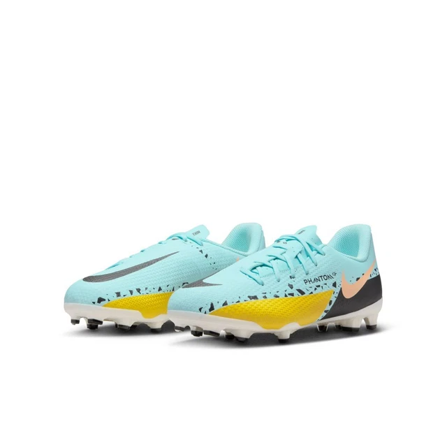 Nike Kinder JR Phantom GT2 Academy FG/MG Fußballschuhe Mint/Schwarz DC0812-407
