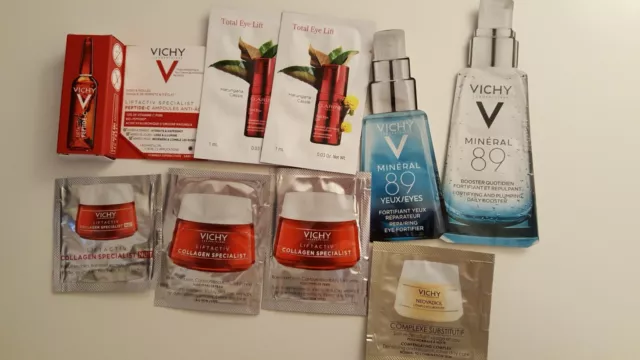 Lotto campioncini Vichy e Clarins come da foto