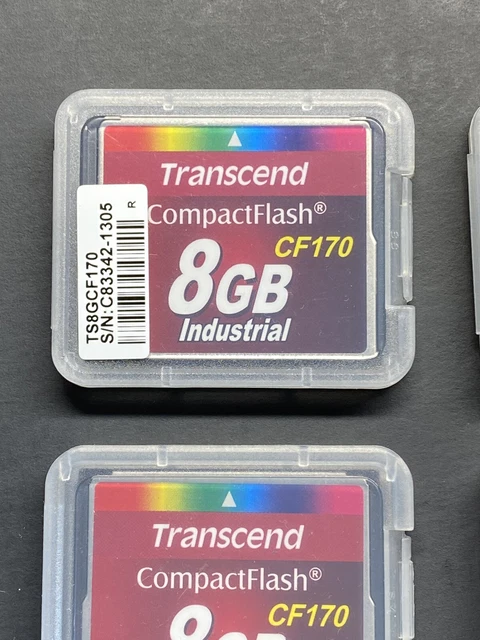 TRANSCEND TS8GCF170 8GB 170X CF Industrial MLC UDMA5 Compact Flash Card ...
