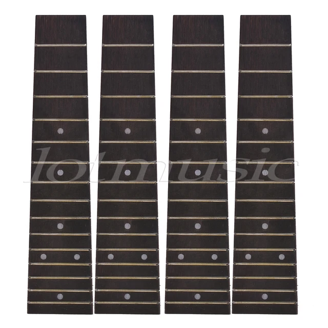 4 Pièces Manche de Guitare Pour Ukulélé Soprano Hawaii Remplacement 15 Frette