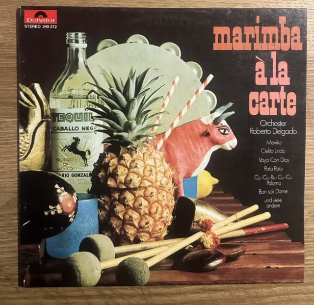 LP - Roberto Delgado & His Orchestra – Marimba À La Carte - Jazz, Latin -1968