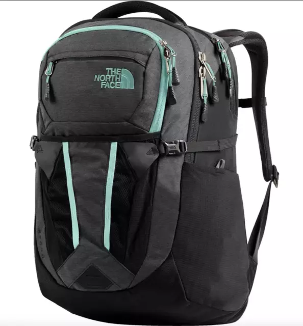 The North Face Women's Recon Backpack Asphalt Grey Light Heather/Windmill Blue