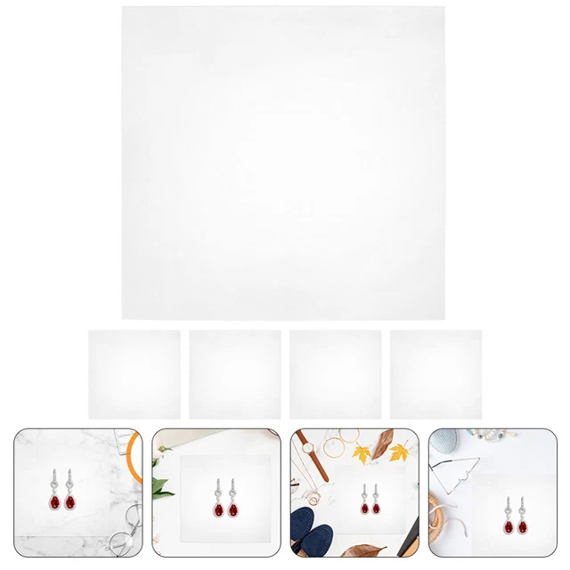 5 piezas placa acrílica chapa acrílica transparente marca acrílica cuadrada hágalo usted mismo Crafts