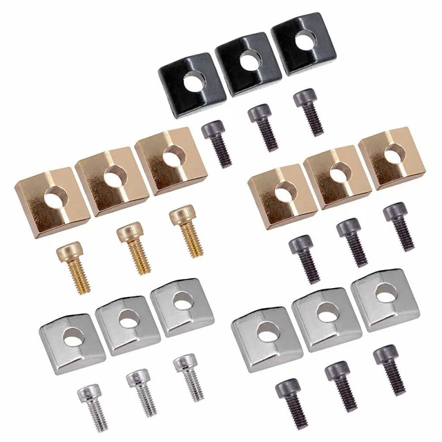 3PCS GUITAR LOCKING Nut Clamp Screws Fit Jackson,Ibanez,Charve,Kramer