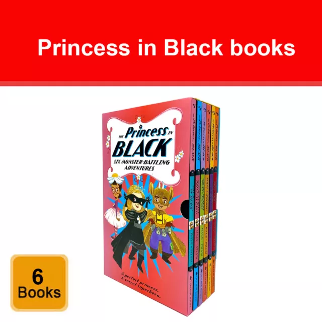 The Princess in Black 6 Monster-Battling Adventures Books Collection Box Set NEW