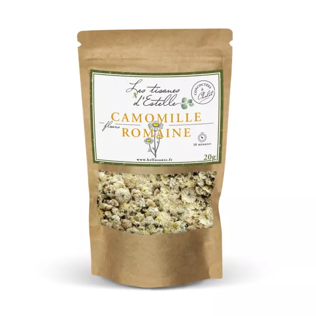 Camomille romaine 20 g tisane Herboristerie plantes infusion détente relaxation