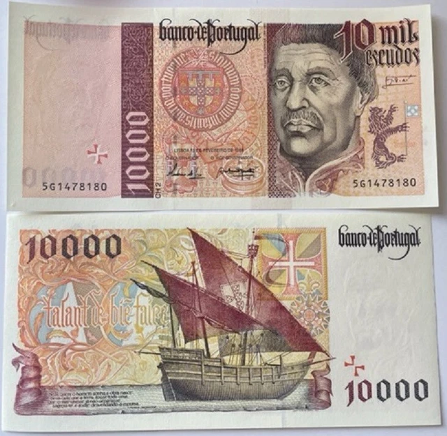 Portugal - 10000 Escudos 1998 UNC P. 191c Lemberg-Zp