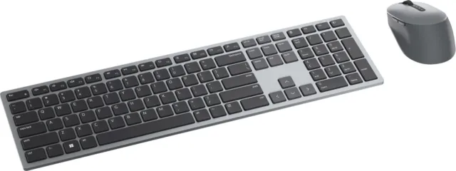 Dell KM7321W Premier Multi-Device Wireless Keyboard and Mouse, Titan Gray