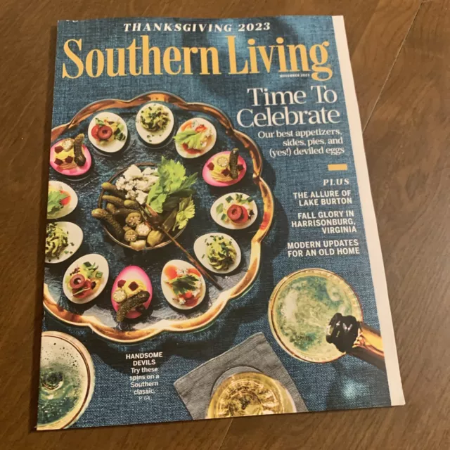 SOUTHERN LIVING MAGAZINE November 2023 Issue £4.40 PicClick UK