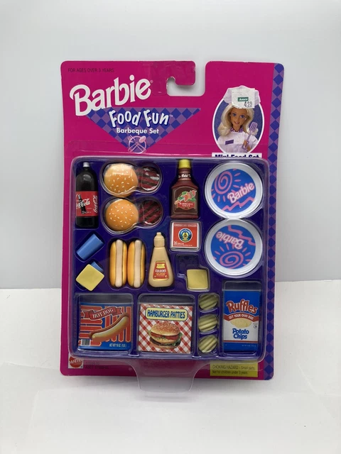 Barbie hotsell barbecue set