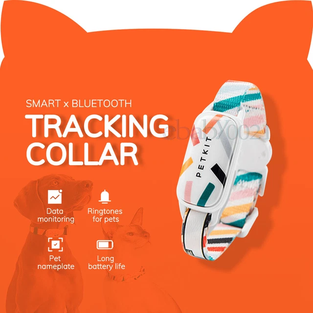 PETKIT Bluetooth Tracking Collar Waterproof GPS Dog Cat Activity Calories Track