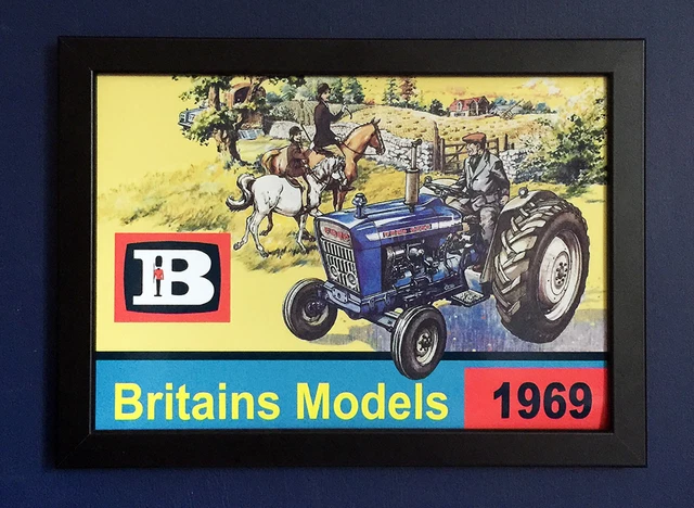 BRITAINS TOYS POWERFARM SHOP AFFICHE Années 80 Tracteur Poster - Foto 2