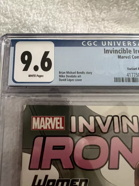 Invincible Iron Man 7 CGC 9.6 2016 1st Riri Williams Women of Power Variant 🔥 3
