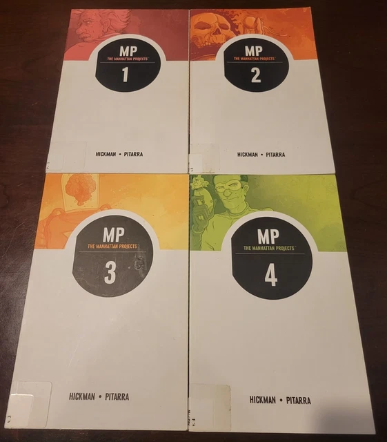 The Manhattan Projects TPB Volumes 1-4 • Vols 1 2 3 4 Lot • Image Comics Hickman