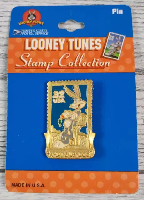 What's Up Doc Bugs Bunny Looney Tunes Stamp Collection USPS Pin