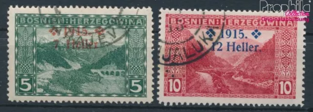österr.-bosnie-herzeg. 91-92 (complète edition) oblitéré 1915 Vues (10115361