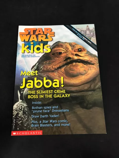 STAR WARS KIDS Magazine(Jabba)Scholastic 1998